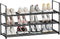 Saincustom Shoe Rack, 3-Tier Shoe Organizer, Sturdy Shoe Storage Shelf, Perfect for Front