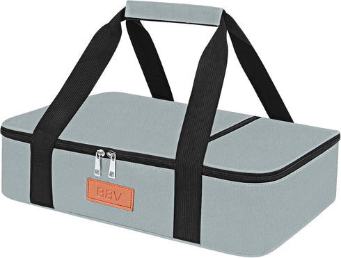 BBV Insulated Casserole Carrier for Hot or Cold Food, Food Warmer Bag Fits
