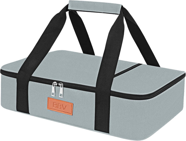 BBV Insulated Casserole Carrier for Hot or Cold Food, Food Warmer Bag Fits