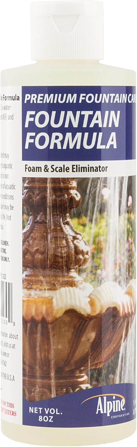 Alpine Corporation 8 oz. Floor Fountain Cleaner for Indoor and Outdoor Fountains