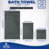 8 2 2 4 600 100% Set, DAN RIVER PC Luxury Bath Towels for Bathroom, Bath, Hand, and Wash Cloths, GSM Ring Spun Cotton