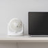 IRIS USA WOOZOO Fan, Small Desk Fan, 3 Speeds, 32ft Max Air Distance, Mini 7 Inch Fan, Low Noise, White