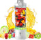 Portable Blender for Smoothies - 20 Oz Mini Glass Mixer with 6 Blades, USB Rechargeable
