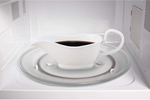 HIC Kitchen Gravy Boat, Fine Porcelain, 8-Ounce