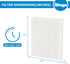 iSingo Humidifier Wicking Filter T - Compatible with Honeywell HFT600 Humidifier, 4 Pack