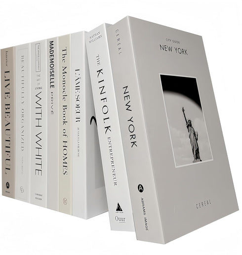 Ediactcyl 8 Pack Decorative Books, Decoration Faux Books for Hardcover Home Decor |