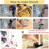 YOOUSOO Cookie Press Maker Kit, Stainless Steel Spritz Cookie Maker with 20 Discs and 4 Piping Tips
