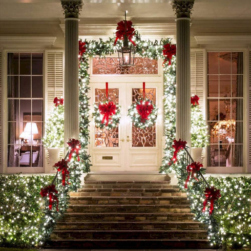 Brizled Christmas Lights, 33ft 100 LED Connectable Mini String Lights, 120V UL Certified Cool White for Indoor Outdoor