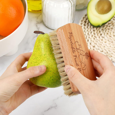 SEPGLITTER Vegetable Brush - Cleaning Brush for Potato, Carrot, Cucumber, and Fruits, Scrubber for Food