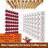 Coffee Pod Holder, K Cup Holders for Counter, 10 PCS Wall Mount Coffee Pods Storage Organizer with Adhesives