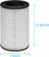 AP-T45 Filter Replacement, True HEPA Filter Compatible with Homedics Total Clean 5-in-1 Air Cleaner Purifier, 1 Pack.