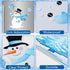 29 Pcs Let It Snow Refrigerator Magnet, Decorative Winter Wonderland Fridge Decorations for Xmas Garage Door Decor