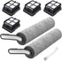Home Times Brush Roller for Tineco S5, S5 Pro, Blue, 2 HEPA Filters Replacement Accessories (2 Brush Roller + 4 Filter)