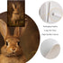 Farmhouse Rabbit Wall Art, Vintage Bunny Prints with Flowers, 16x24inch Vintage Animal Pictures No Frame