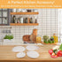 Round Parchment Paper Set of 200, Non Stick 12 Inch Baking Rounds for Springform Pan, Toaster Oven, Tortilla Press