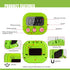 Saooumean 6 Pack Countdown Multi-Function Electronic Timer, Colorful Kitchen Timers Digital Magnetic, Timer, Big LCD