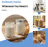 4-Pack 16 oz CycleMore Overnight Oats Containers with Airtight Lids, Colorful Lids & Spoons, Wide Mouth Mason Jars