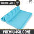 Simple Craft Silicone Spoon Rest with Drip Pad - 4 Slotted Spoon Rest for Kitchen Utensils, Tongs, Ladles - Heat Resistant Spoon Holder for Stove Top, Countertops, & Tables (Blue)