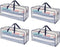 VENO 4 Pack Moving Bags with Backpack Straps, Clear Storage Bags for Packing Supplies and Dorm Room Essentials