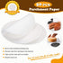 HIWARE 8 Inch Non-stick Springform Pan, Leakproof Cheesecake Pan with Removable Bottom and 50 Pcs Parchment Paper