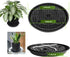 NIMYAU Stand,4-Pack 14 inch, Plastic Plant Saucer Elevated Plant Saucer Self-Watering Fabric Pot Base, Use Nonwoven