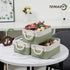 Temary Small Storage Baskets, 6 Pack Decorative Fabric Bins with Rope Handles for Organizing Clothes, Canvas Storage