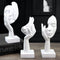 prosfalt 3 Pcs Thinker Statue,Modern Home Resin Sculptures,Collectible Figurines for Home Office Bookshelf