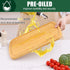 Homaxy Large Bamboo Cutting Boards for Kitchen, 14.5x11.5" Wood L Cutting Board with Juice Groove