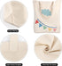 Segarty 12 Pack 20x15.7 Canvas Tote Bag for Women, Reusable Blank Shopping Bag, Natural Cotton Shoulder Bags Aesthetic
