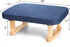 6.7''H Lawei Small Foot Stool Ottoman, Rectangle Fabric Footstool with Wood Legs, Shoe Seat Step Stool Under Desk