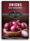 Red Burgundy Onion Seeds for Planting Sweet Mild Short Day Red Onions