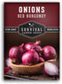 Red Burgundy Onion Seeds for Planting Sweet Mild Short Day Red Onions