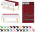 Burgundy 12 Pack Premium Disposable Plastic Table Runner 14 x 108 Inch.