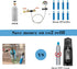 Edsumey CGA320 Co2 Co2 Bottle(CGA320 TR21-4, (36In) Soda Machine blue Bottle Cylinder Refill Adapter Hose,For Refill