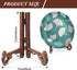 2 Pieces Wooden Display Stand - Plate Holder Wooden Easel for Display Plates Photos Home Birthday Party Decorations