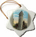 3dRose Flat Iron Building Snowflake Ornament, Broadway and Fifth, New York City