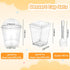 300 5 Oz 7 Oz Frozen Pcs Dessert Cups with Spoons and Lids, and Clear Plastic Parfait and Shooter Cups for Parties.