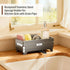 360 Counter MOUKABAL Sponge Holder for Kitchen Sink Rustproof Stainless Steel, Rotating Drain Pipe, Large Organizer