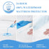 King Premium Waterproof Mattress Protector, Soft Breathable Mattress Pad Cover, Noiseless Waterproof Bed Cover