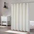 72x84 Inches CAROMIO Soft Microfiber Fabric Shower Curtain or Liner for Bathroom, Decorative Embossed Pattern, Water