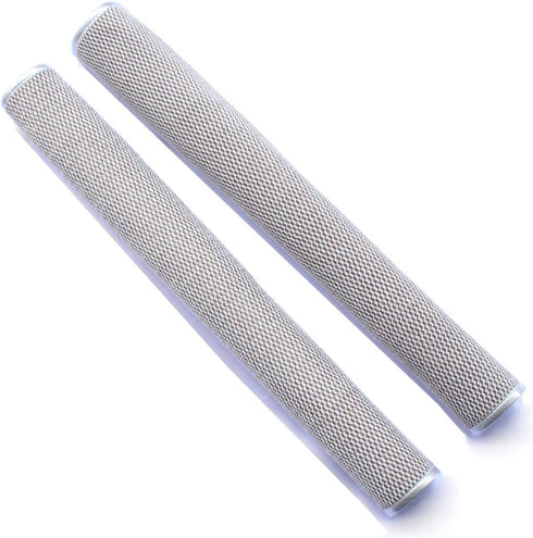 OUGAR8 Protective Refrigerator Door Handle Covers, Electrical Kitchen Appliances Gloves, Gray Plush, 19.7" L
