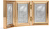 Lawrence Frames Gold Bead Border Design, 2.5x3.5 Triple