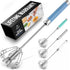 Zulay Egg Beater Whisk, Push Whisk for Cooking and Baking, Manual Hand Mixer Kitchen Tool