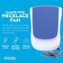 O2COOL Deluxe Necklace Fan Battery Powered Hands-Free Personal Cooling Fan with Adjustable Lanyard