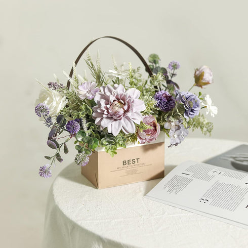 Serra Flora Artificial Flowers Combo for DIY Centerpieces, Wedding Bridal Bouquet, Home Decor, Baby Shower Cake Flowers