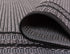 Unique Loom Outdoor Border Collection Area Rug, Multi Border, 2' 2" x 3' Rectangle, Gray/Black