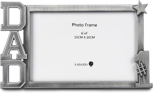 LASODY Dad Picture Frame - Dad Birthday Gifts and Father Day Gifts