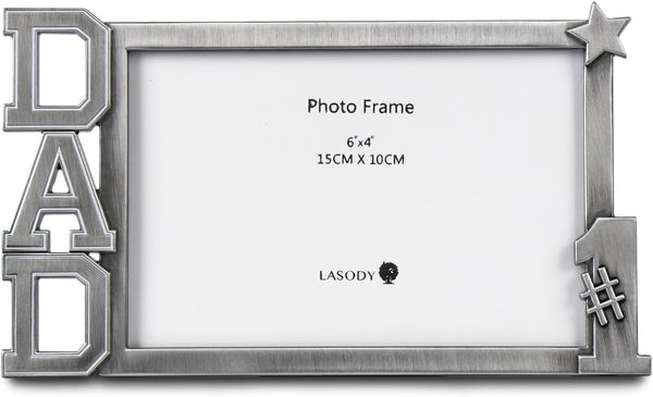 LASODY Dad Picture Frame - Dad Birthday Gifts and Father Day Gifts