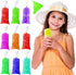 LOMIMOS 200pcs Ice Pop Bags, Plastic Disposable Popsicle Ice Lolly Candy Mold