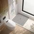 36 36 Inch HITSLAM Square Shower Mat, x Non Slip Bath Mat for Tub, Soft PVC Loofah Bathtub Mats with Drain Holes, Quick